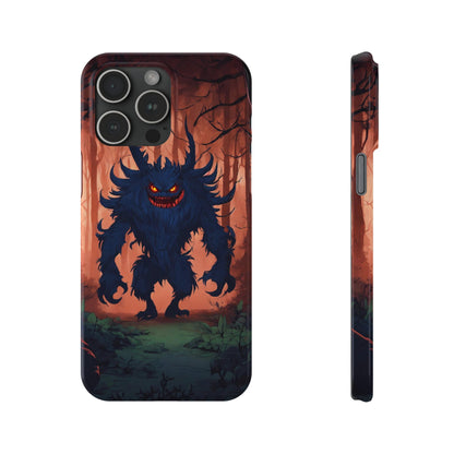 Terrifying Monster Slim Phone Case - Colorwink