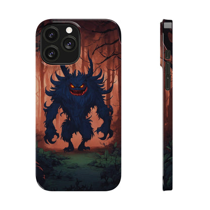 Terrifying Monster Slim Phone Case - Colorwink