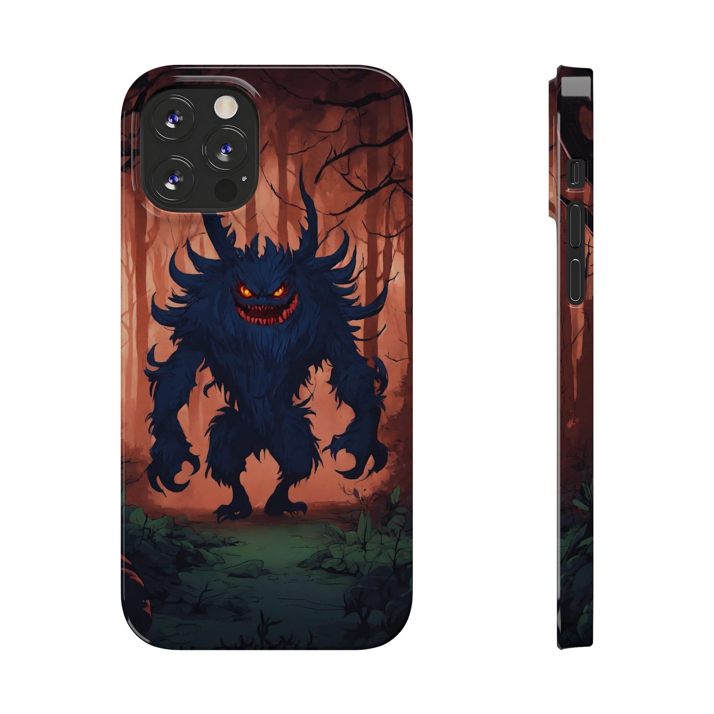 Terrifying Monster Slim Phone Case - Colorwink