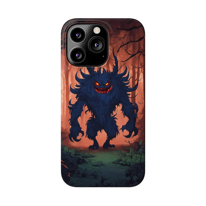 Terrifying Monster Slim Phone Case - Colorwink