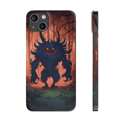 Terrifying Monster Slim Phone Case - Colorwink