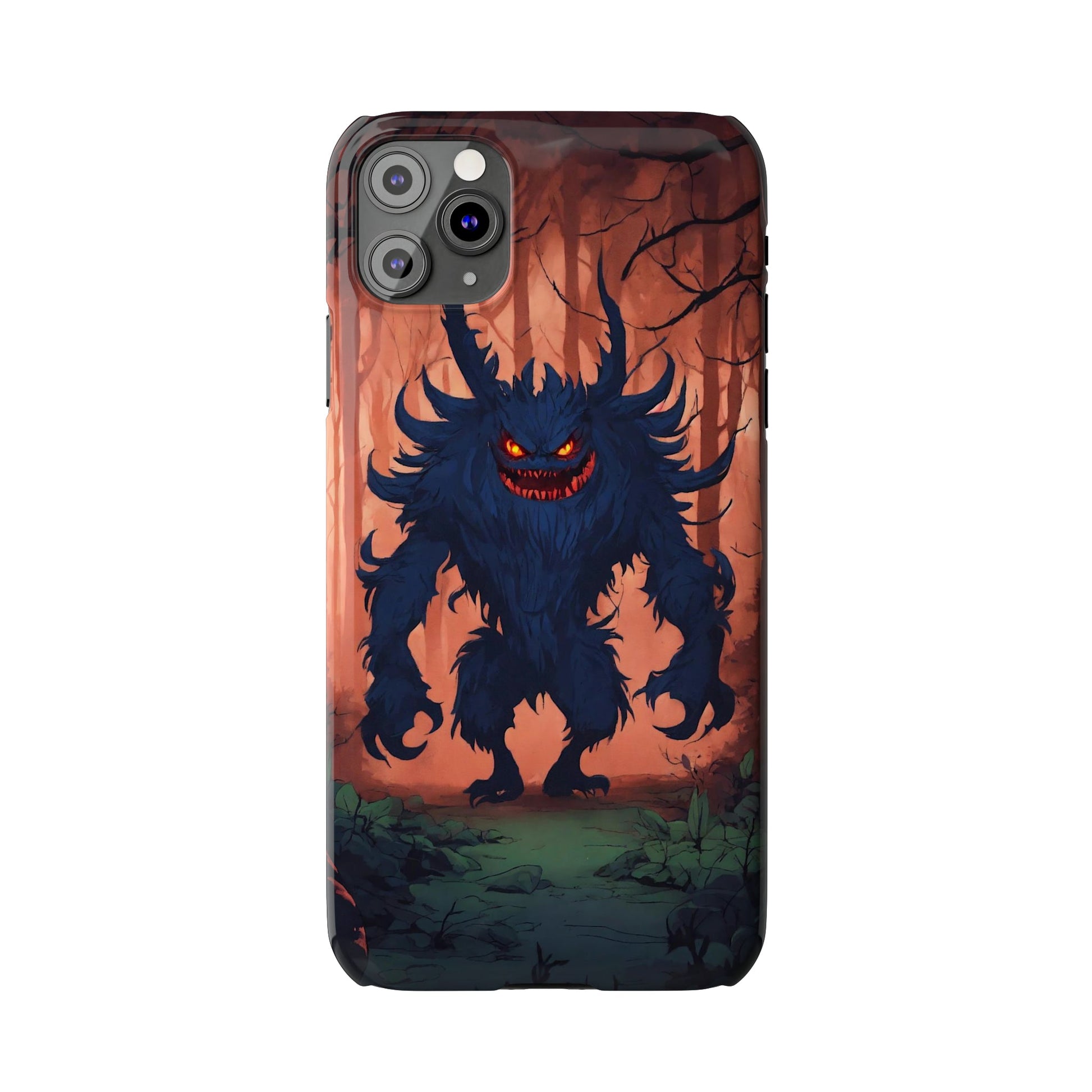 Terrifying Monster Slim Phone Case - Colorwink