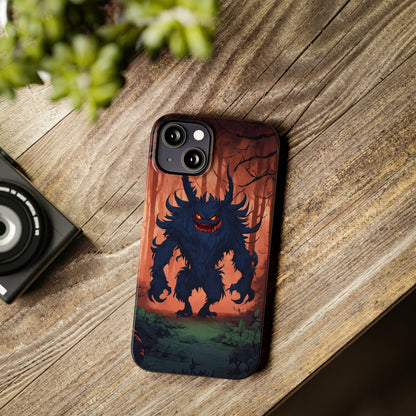 Terrifying Monster Slim Phone Case - Colorwink