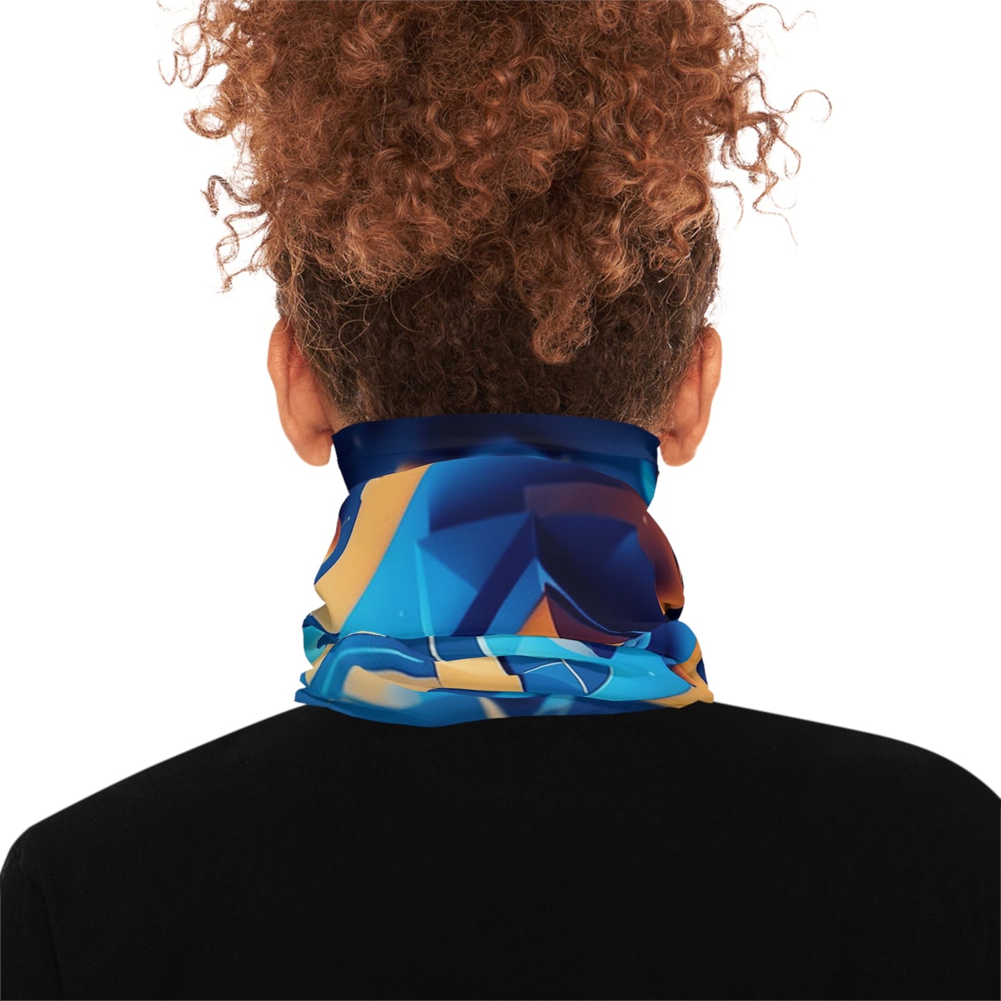 Tesseract Cube Neck Gaiter - Colorwink