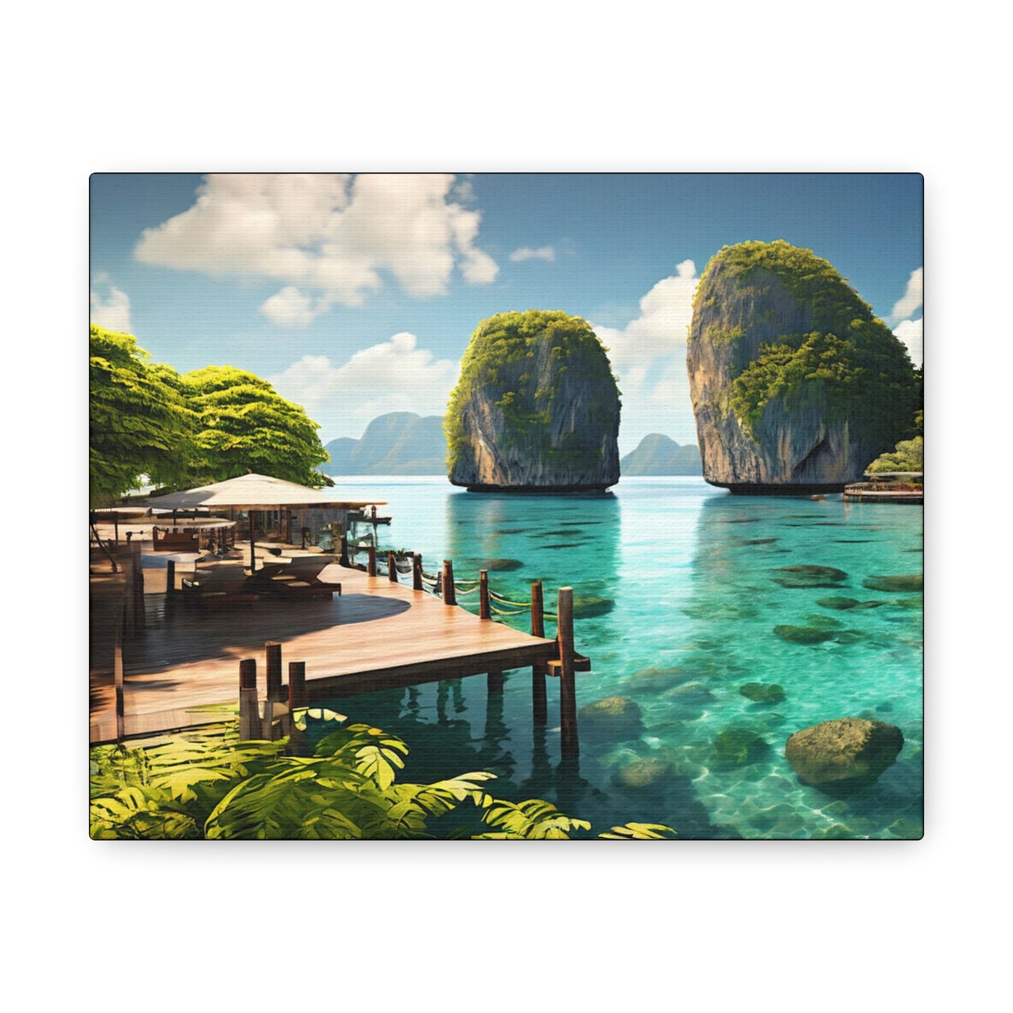 Thailand Beach Canvas - Colorwink