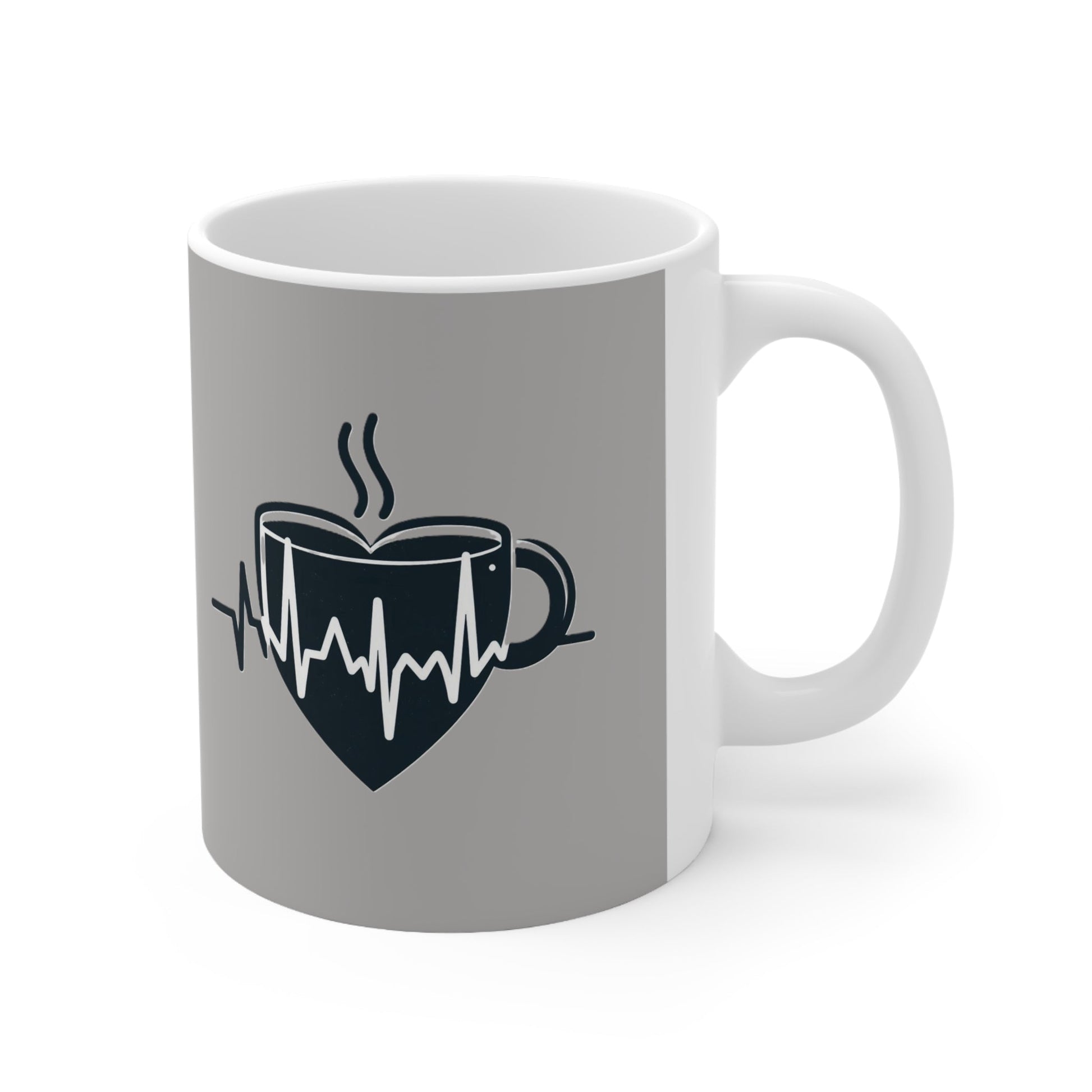 The Heartbeat Ceramic Mug - Colorwink