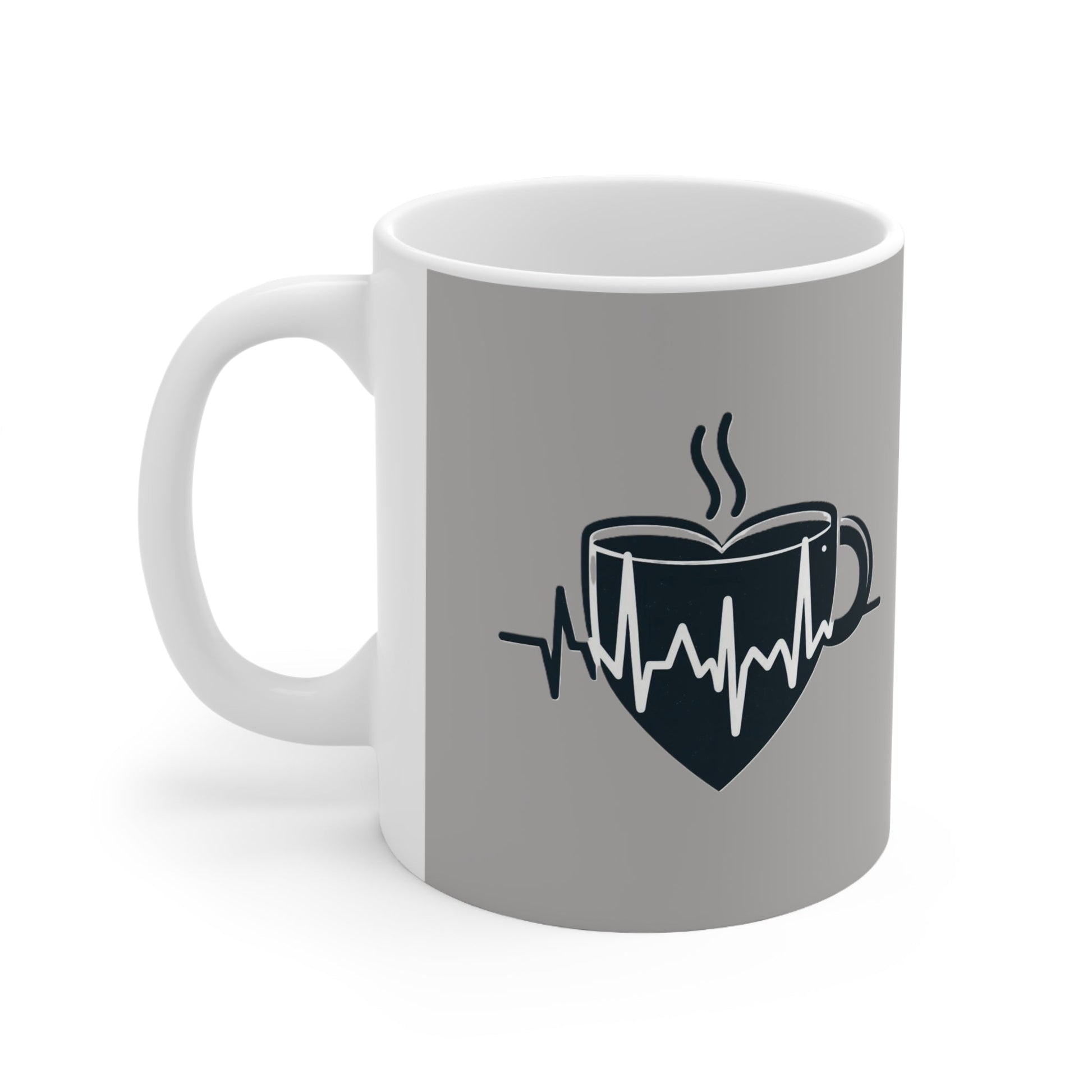 The Heartbeat Ceramic Mug - Colorwink