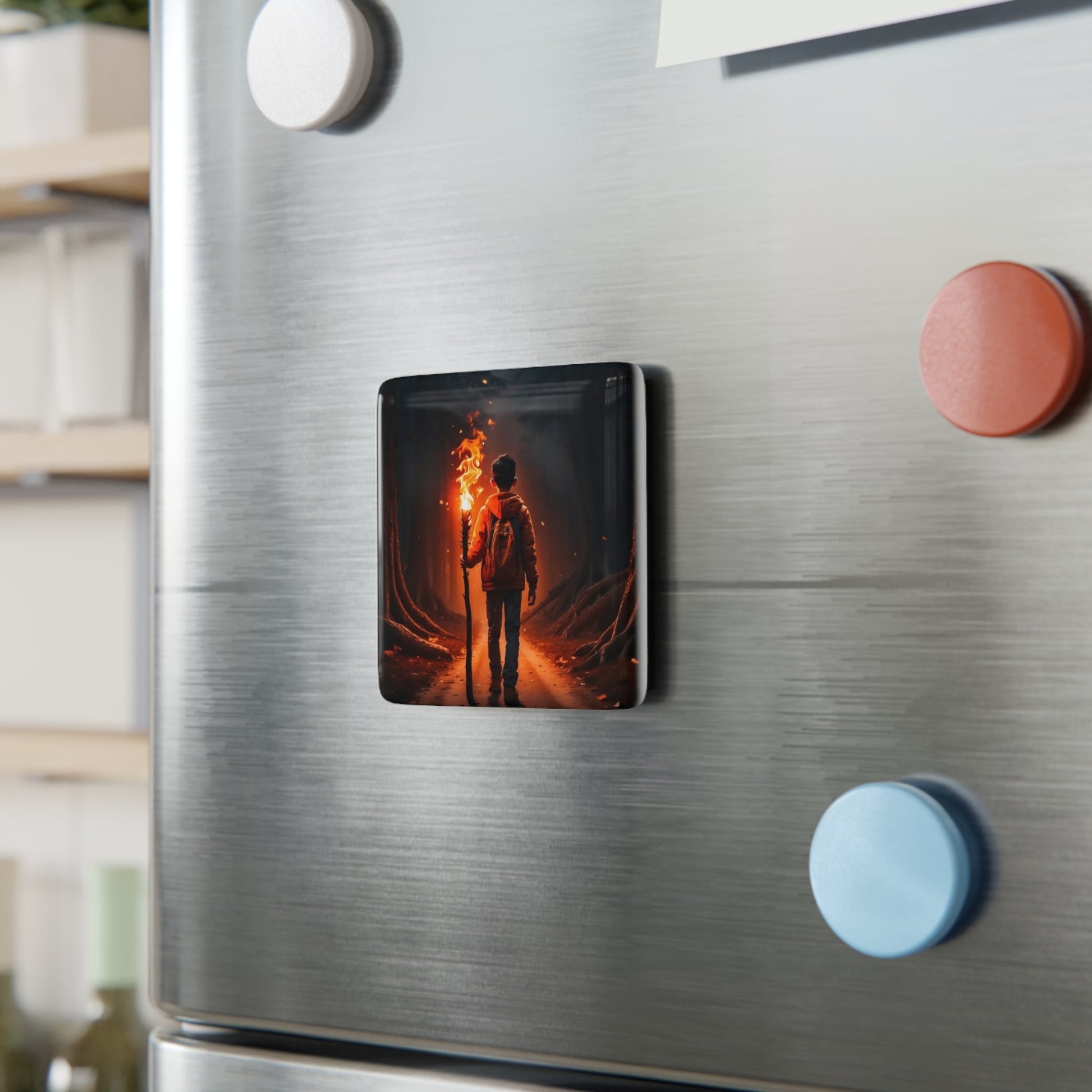 The Torch Fridge Magnet - Colorwink