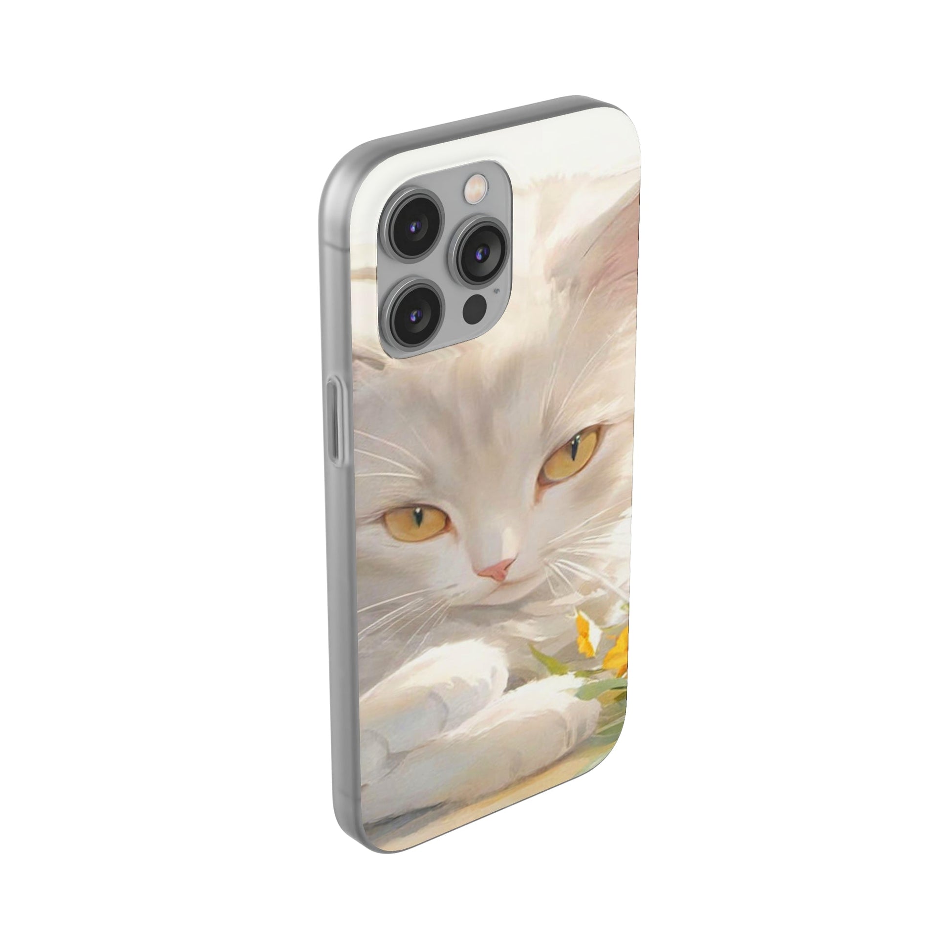 The White Cat Flexi Case - Colorwink