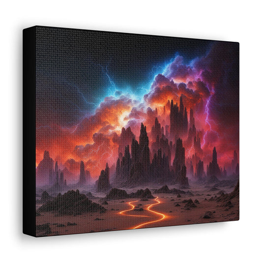 Thunder Art Canvas - Colorwink