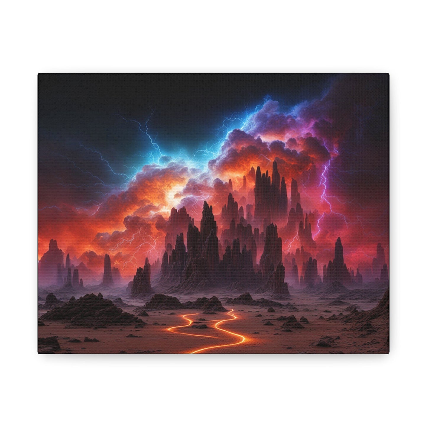 Thunder Art Canvas - Colorwink