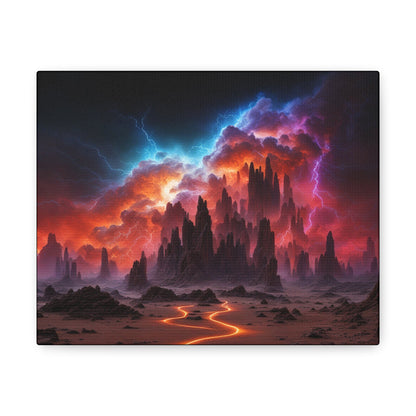 Thunder Art Canvas - Colorwink