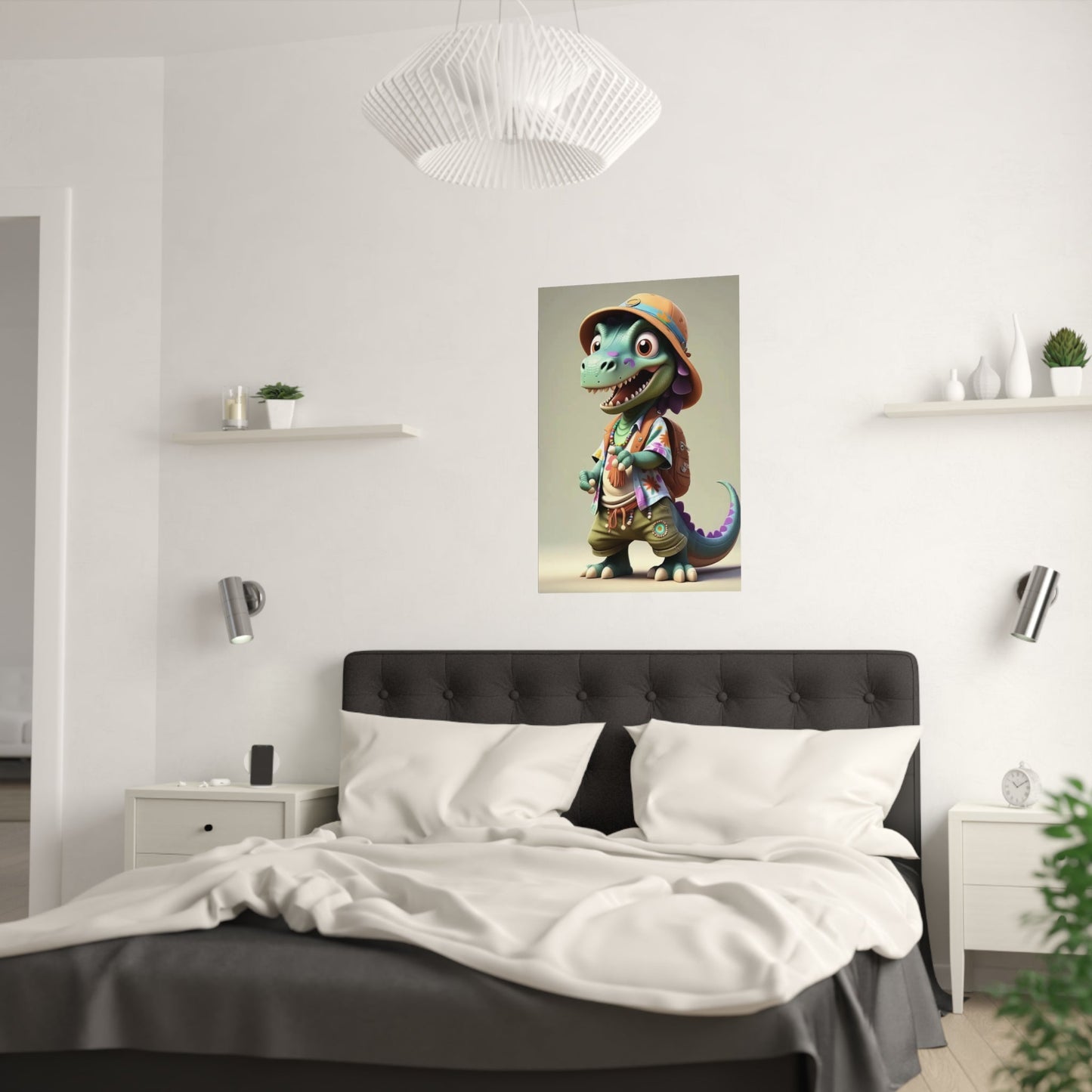 Travelling Gator Poster - Colorwink