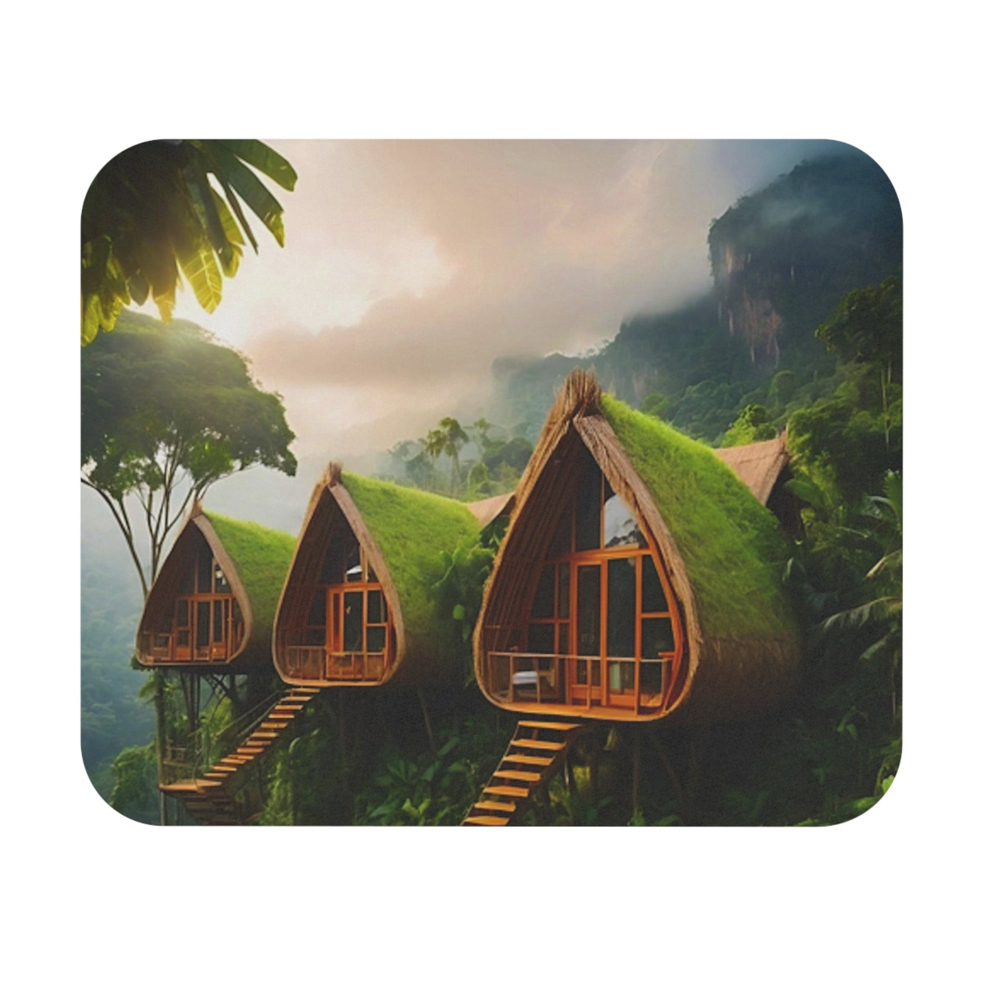 Tree House Mouse Pad - Colorwink