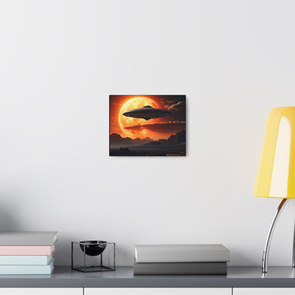 UFO Alien Art Canvas - Colorwink