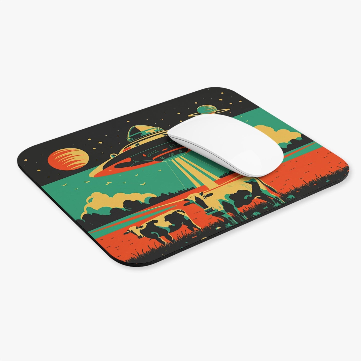 UFO Art Cool Mouse Pad - Colorwink