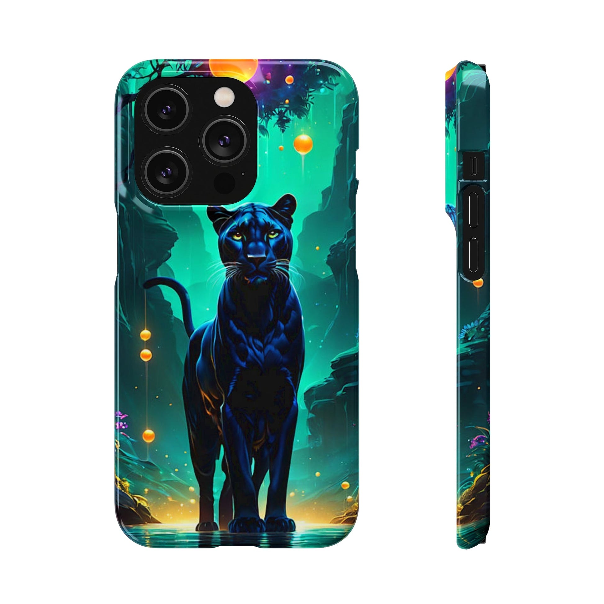 Vibrant Panther Snap Case - Colorwink