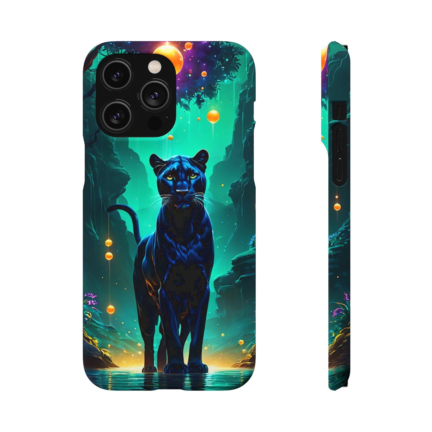 Vibrant Panther Snap Case - Colorwink