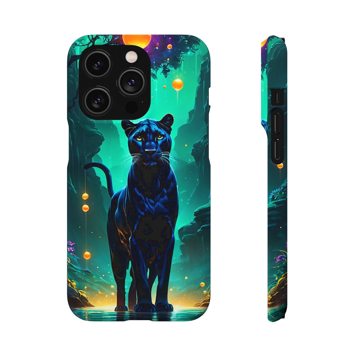 Vibrant Panther Snap Case - Colorwink