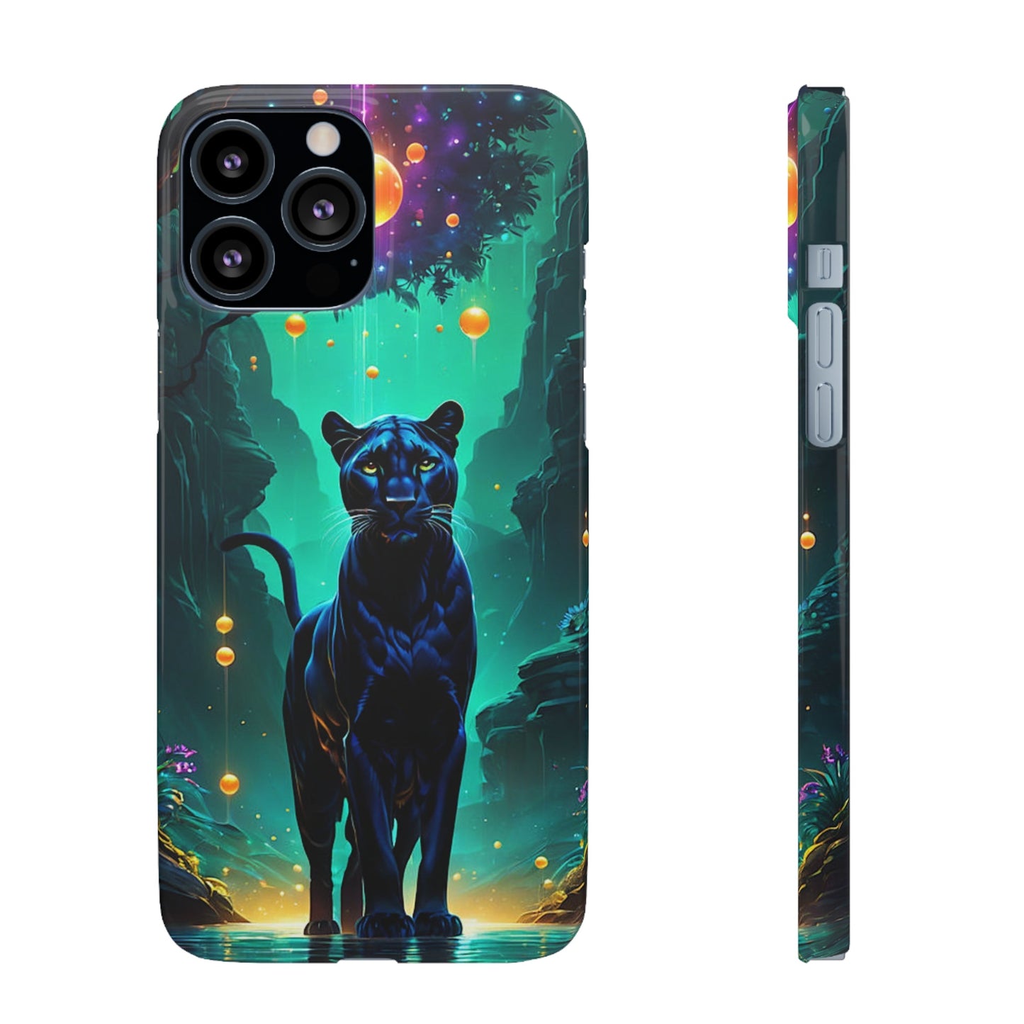 Vibrant Panther Snap Case - Colorwink