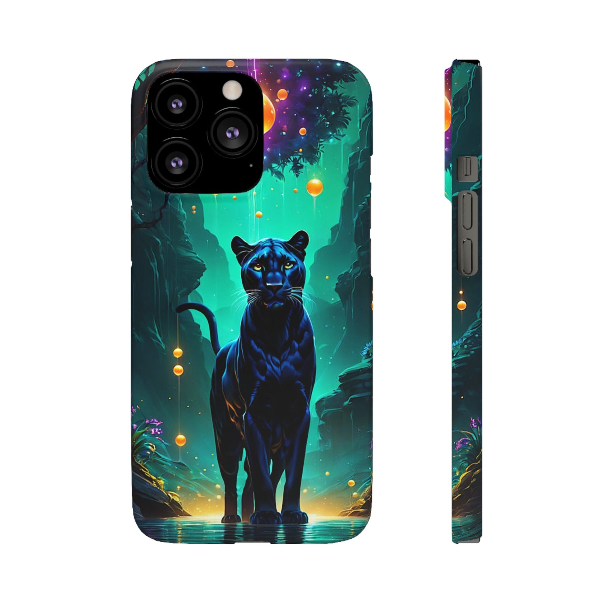 Vibrant Panther Snap Case - Colorwink