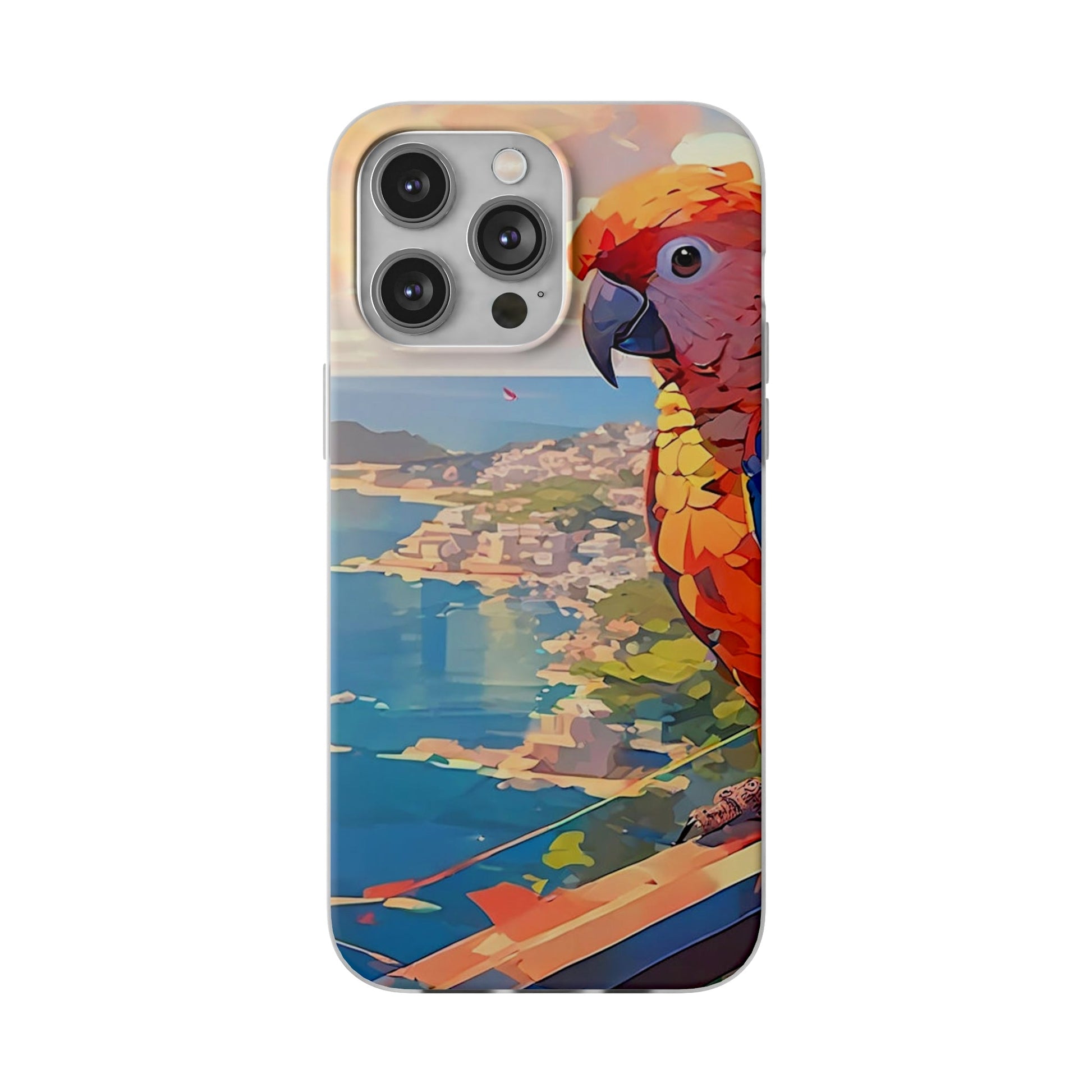 Vibrant Parrot Flexi Case - Colorwink