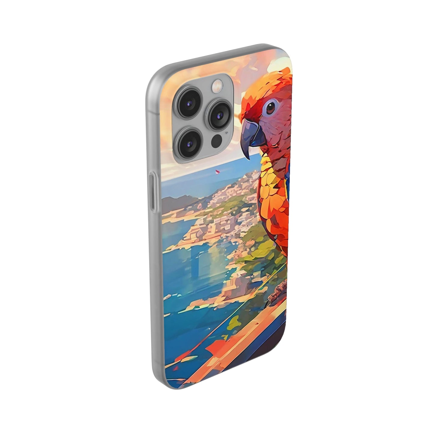 Vibrant Parrot Flexi Case - Colorwink