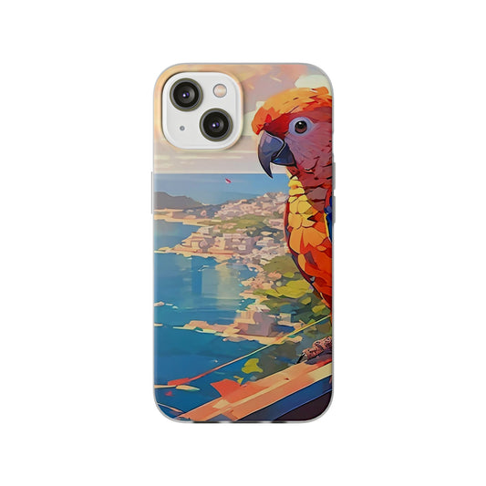 Vibrant Parrot Flexi Case - Colorwink