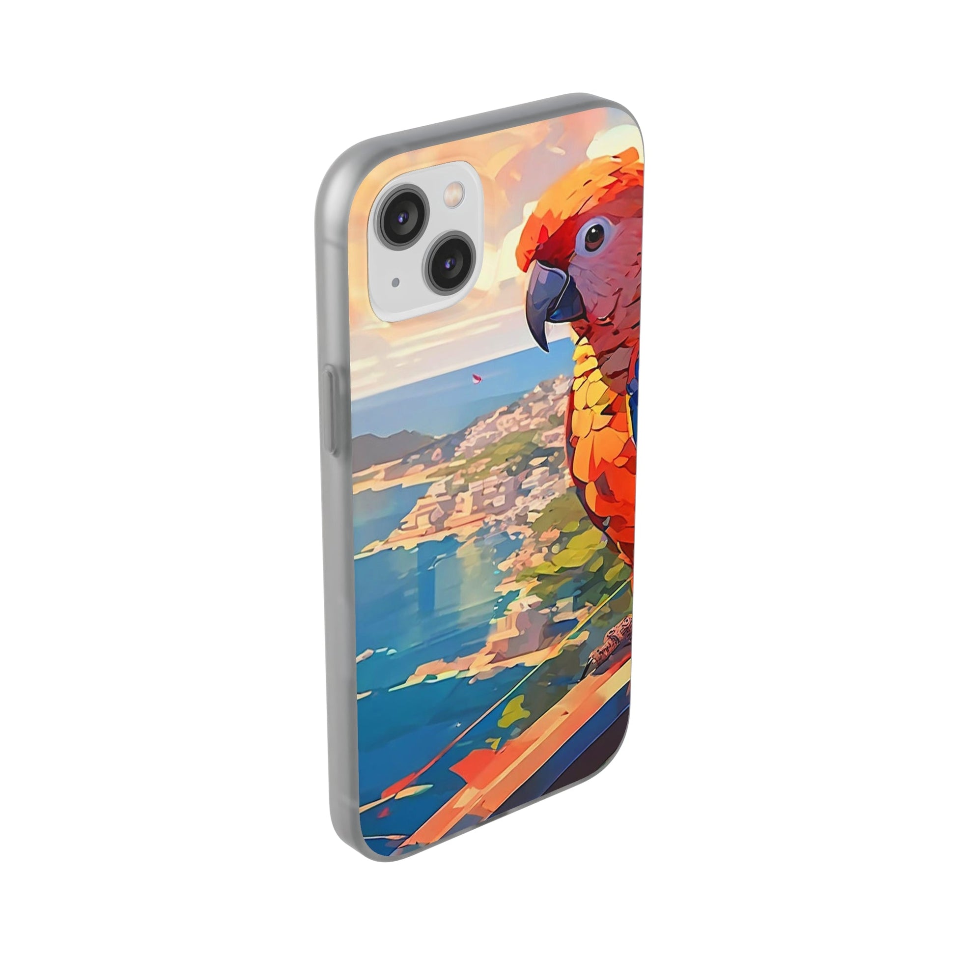 Vibrant Parrot Flexi Case - Colorwink