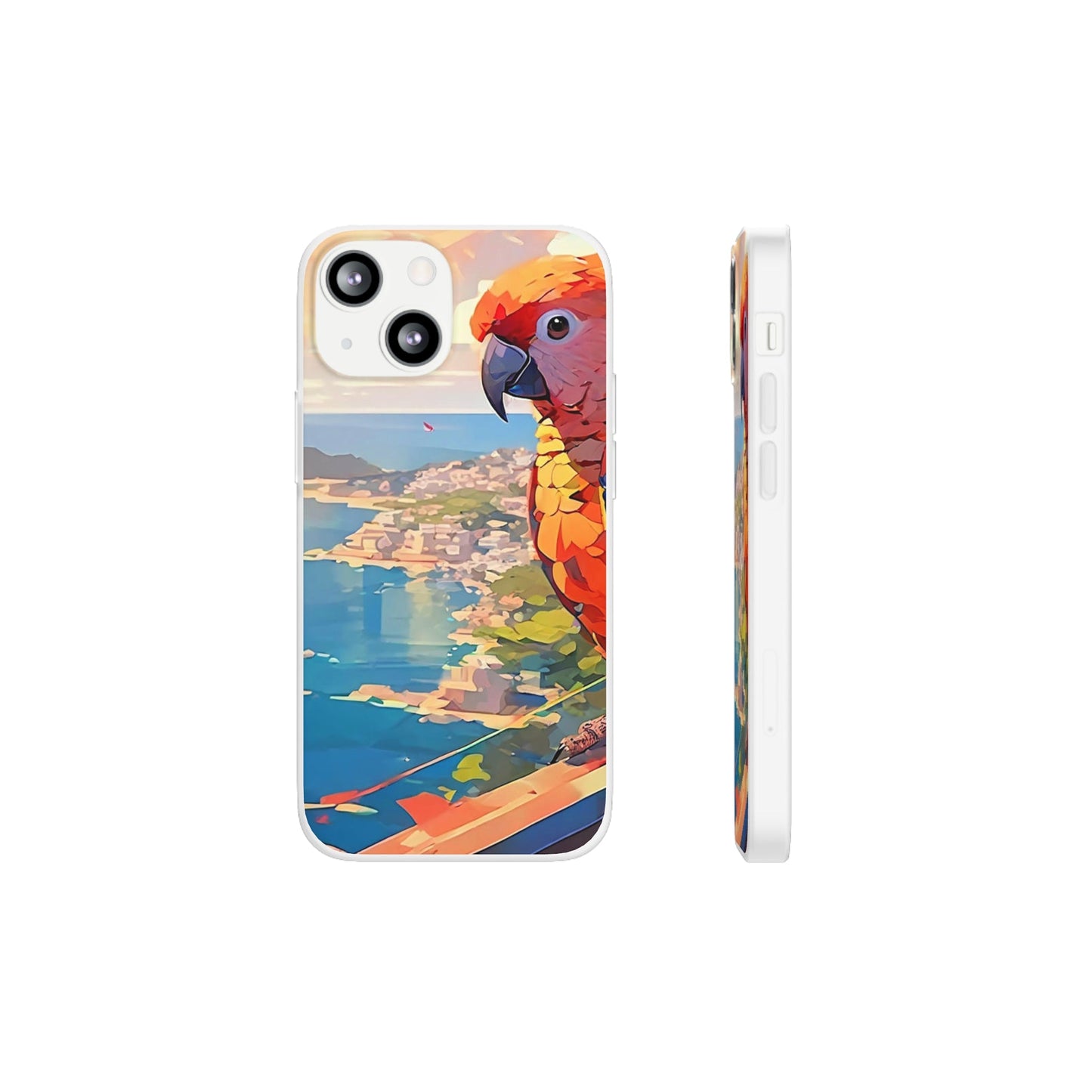 Vibrant Parrot Flexi Case - Colorwink