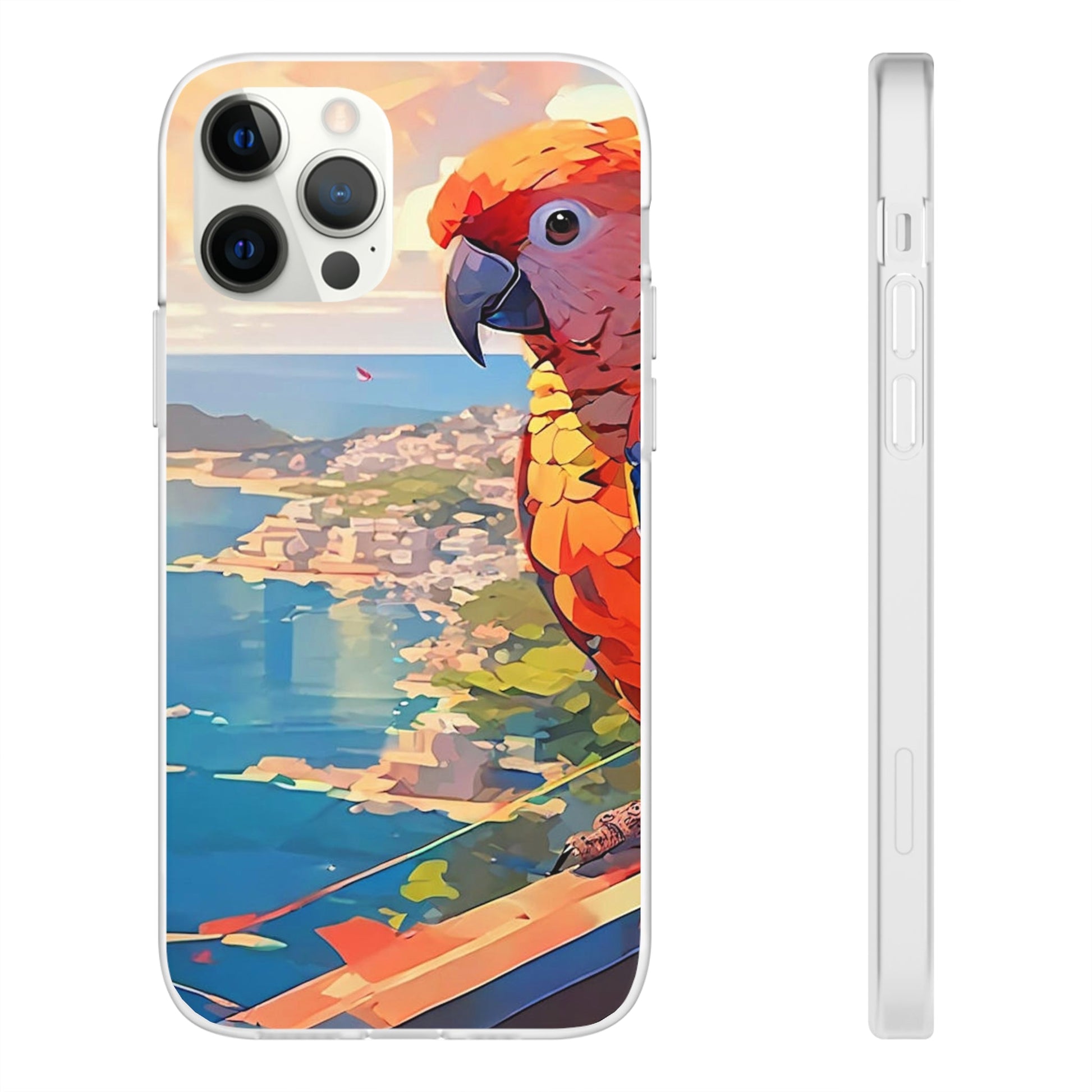 Vibrant Parrot Flexi Case - Colorwink