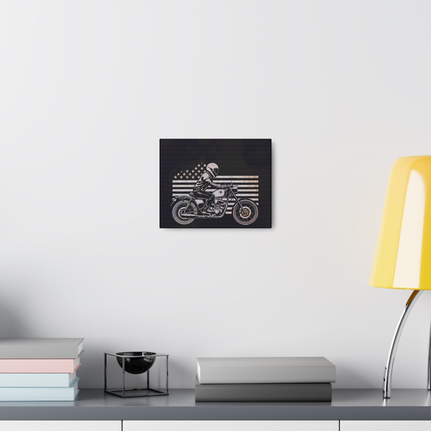 Vintage Biker Art Canvas - Colorwink