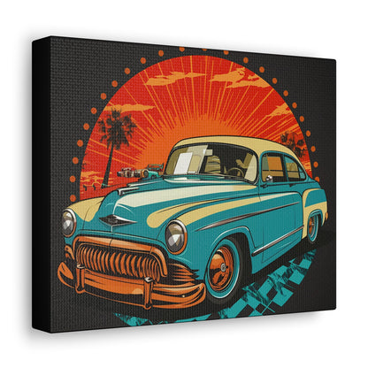 Vintage Car Art Canvas - Colorwink