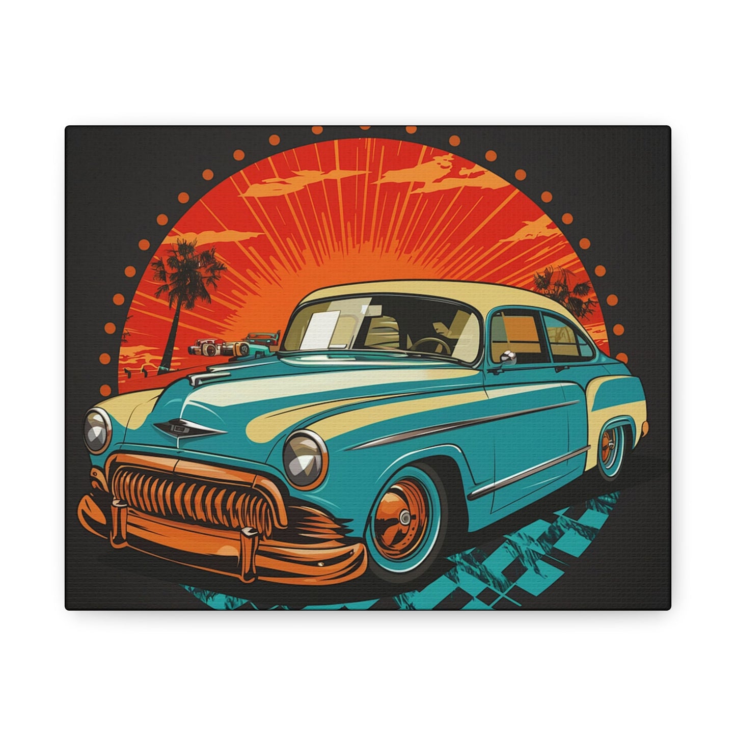 Vintage Car Art Canvas - Colorwink