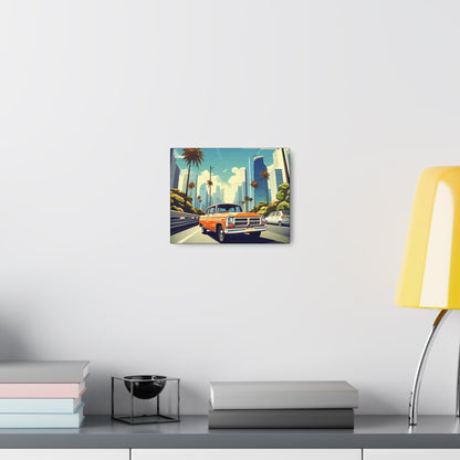 Vintage City Street Art Canvas - Colorwink