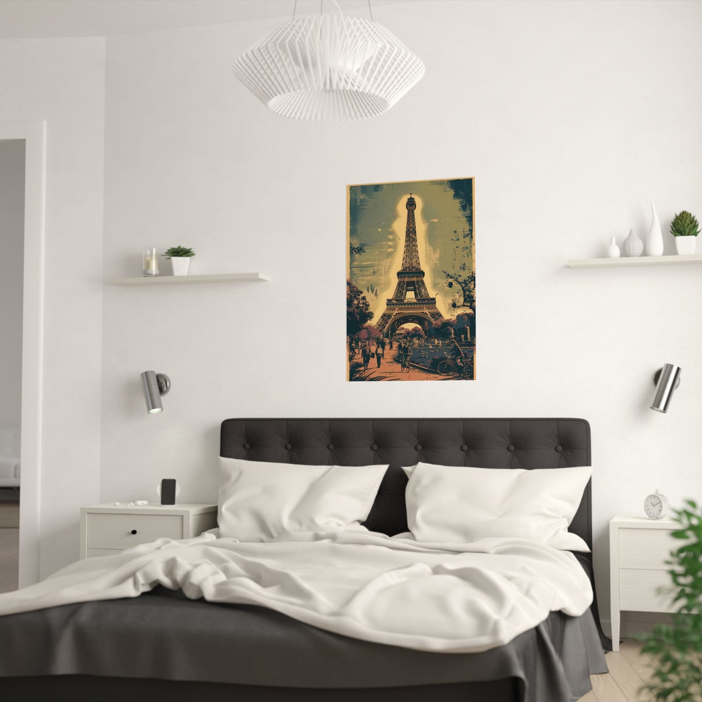 Vintage Eiffel Tower Art Poster - Colorwink