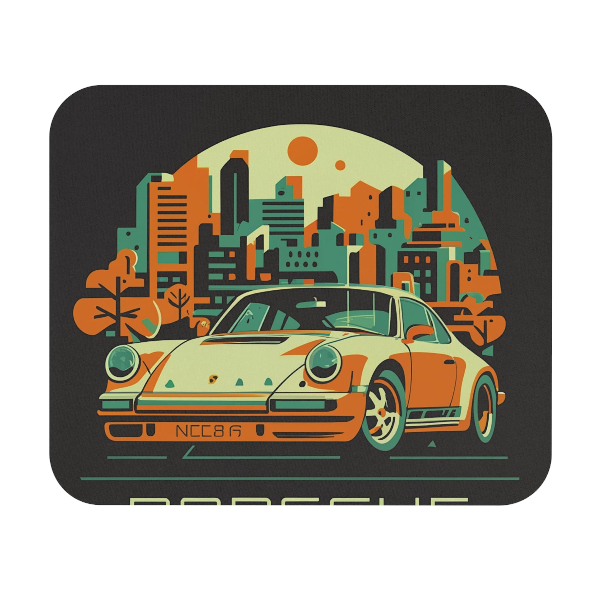 Vintage Porsche Mouse Pad - Colorwink