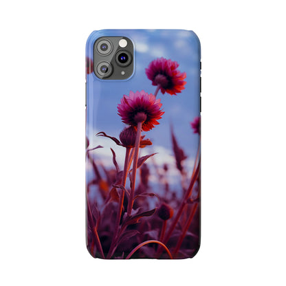 Violet Flower Slim Phone Case - Colorwink