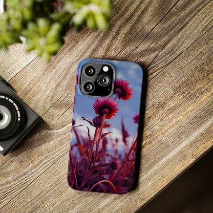 Violet Flower Slim Phone Case - Colorwink