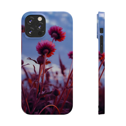 Violet Flower Slim Phone Case - Colorwink