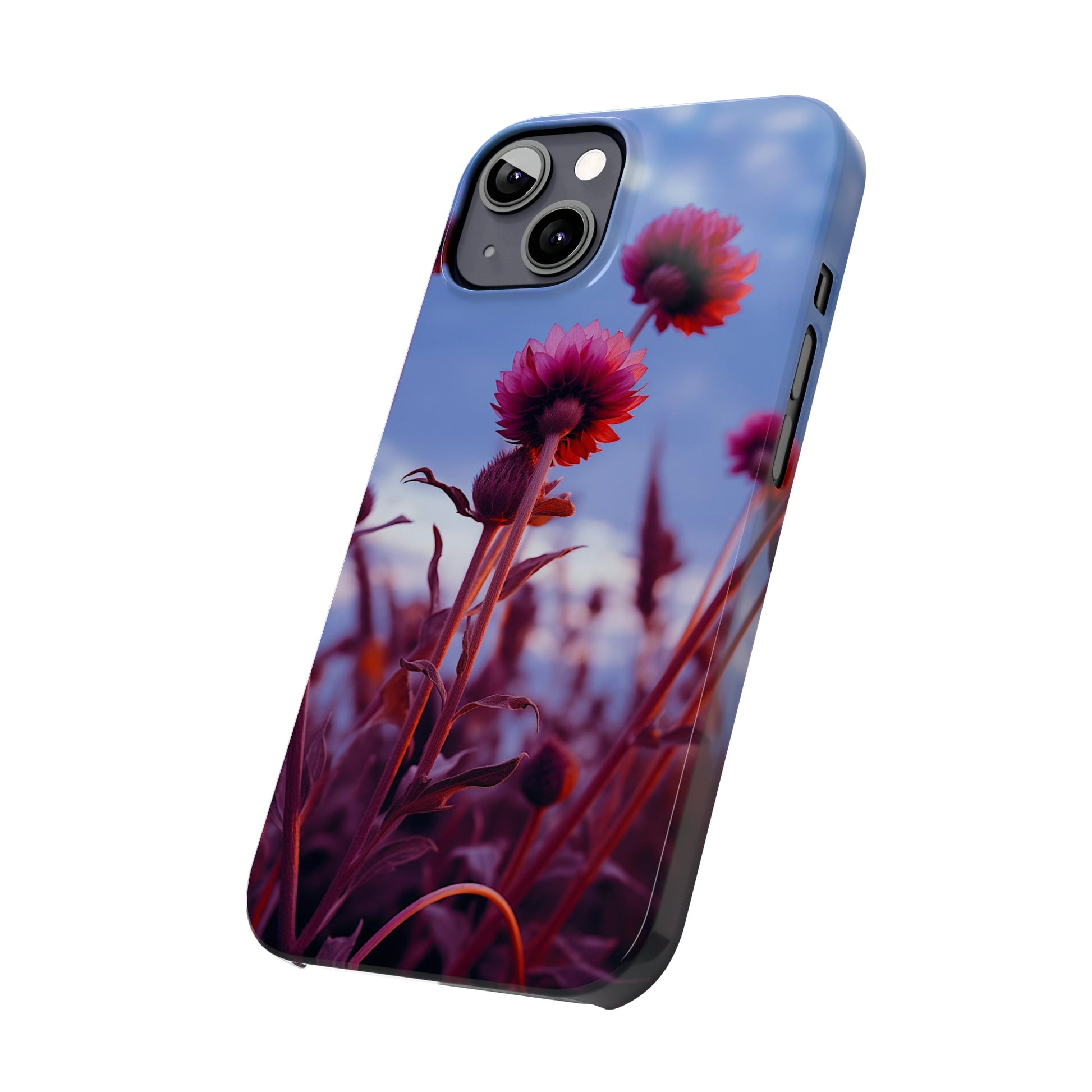 Violet Flower Slim Phone Case - Colorwink