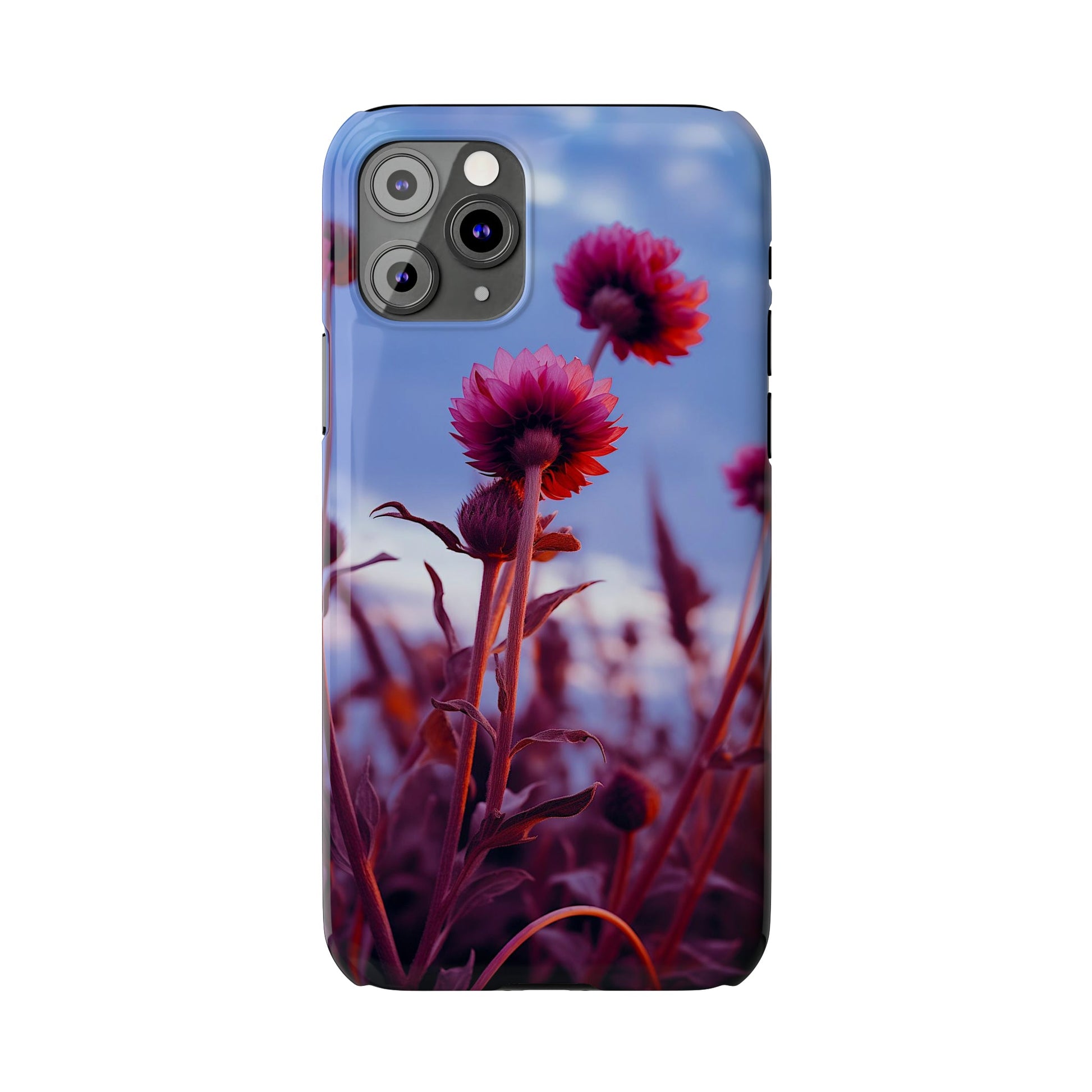 Violet Flower Slim Phone Case - Colorwink