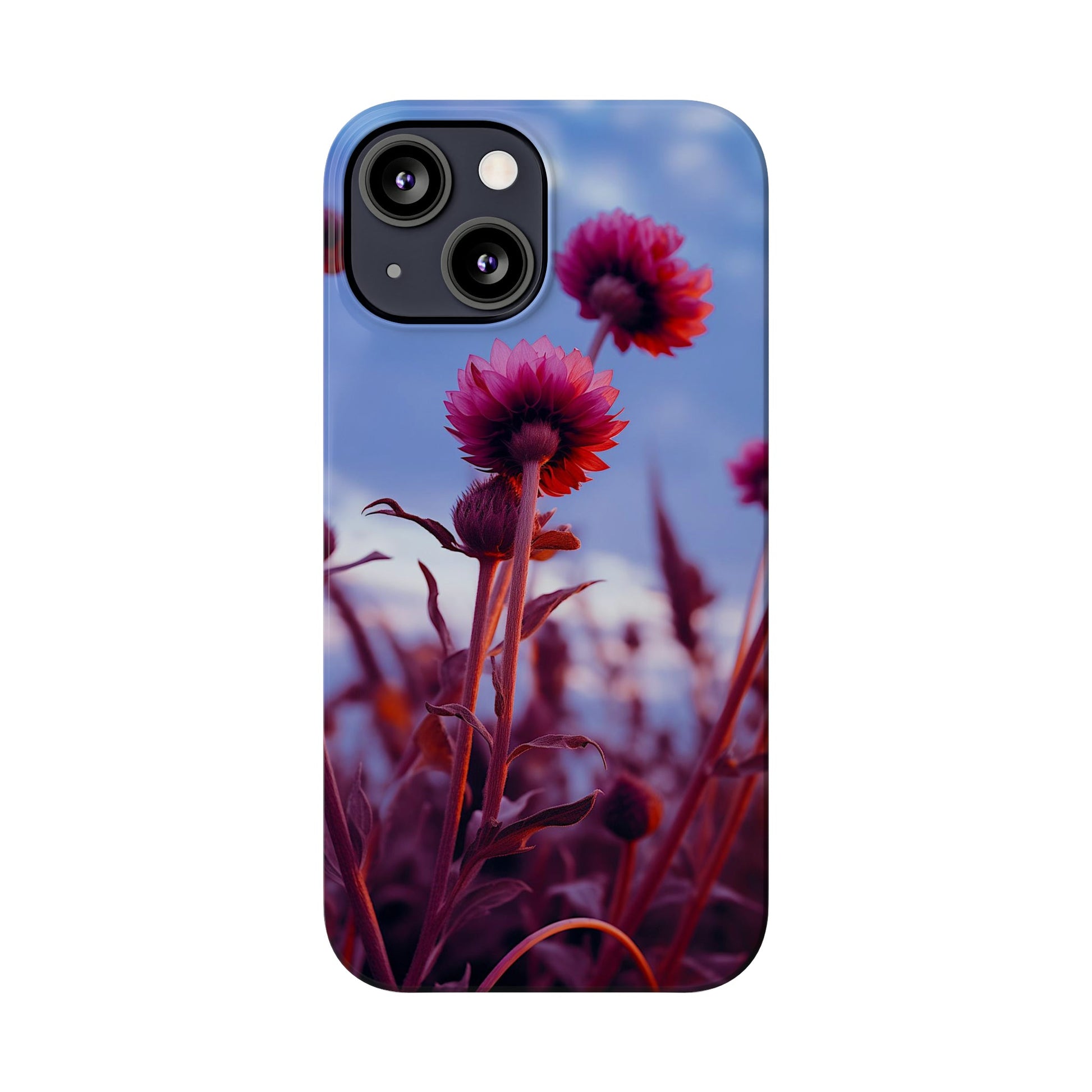 Violet Flower Slim Phone Case - Colorwink