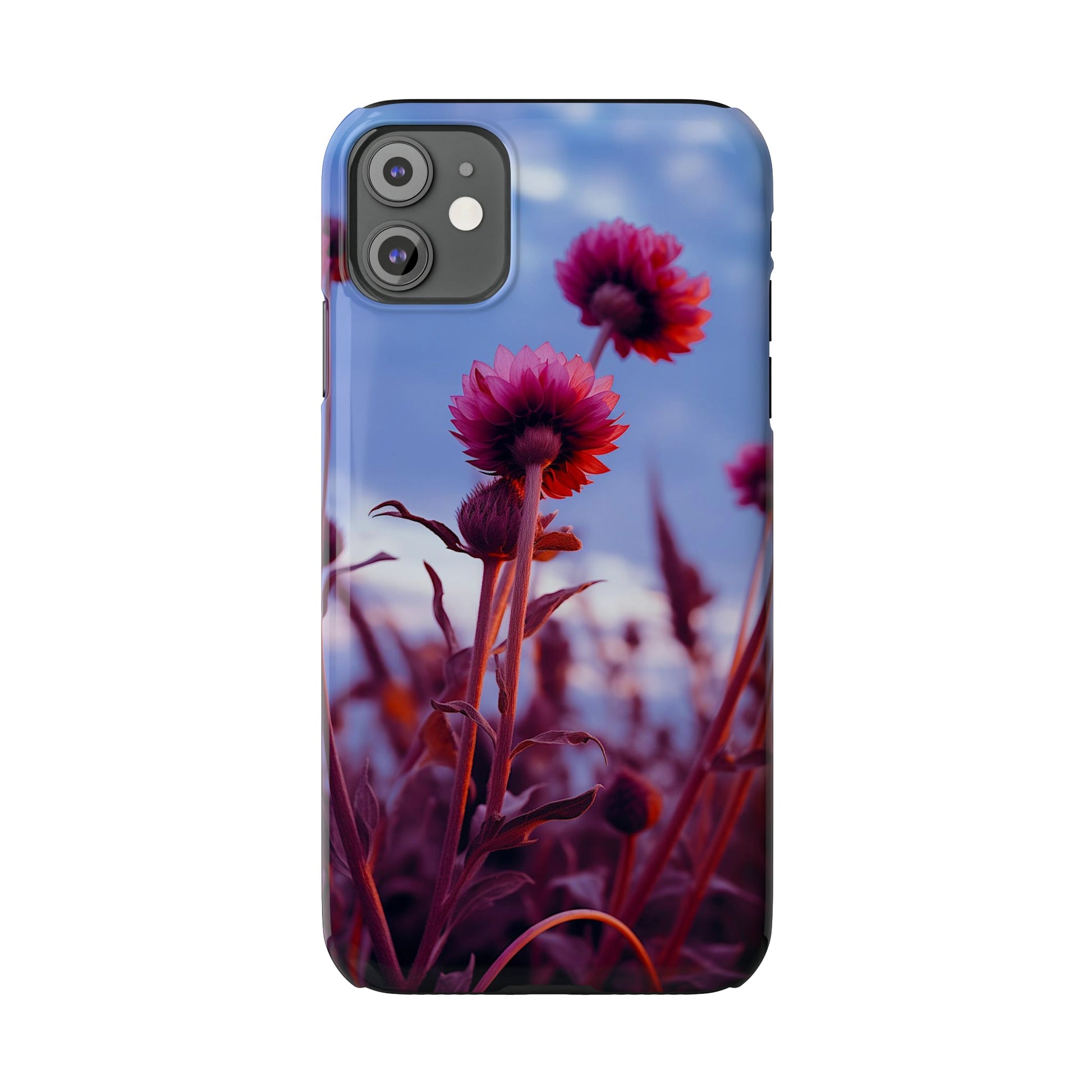 Violet Flower Slim Phone Case - Colorwink