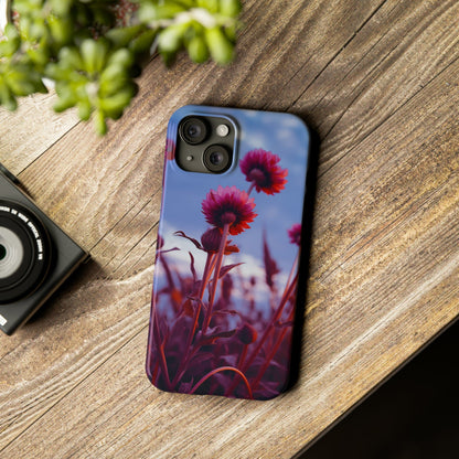 Violet Flower Slim Phone Case - Colorwink