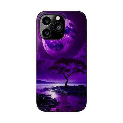 Violet Moon Slim Phone Case - Colorwink