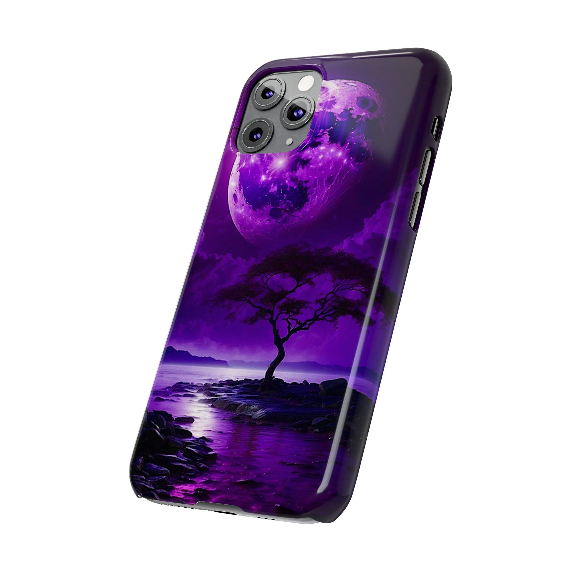 Violet Moon Slim Phone Case - Colorwink