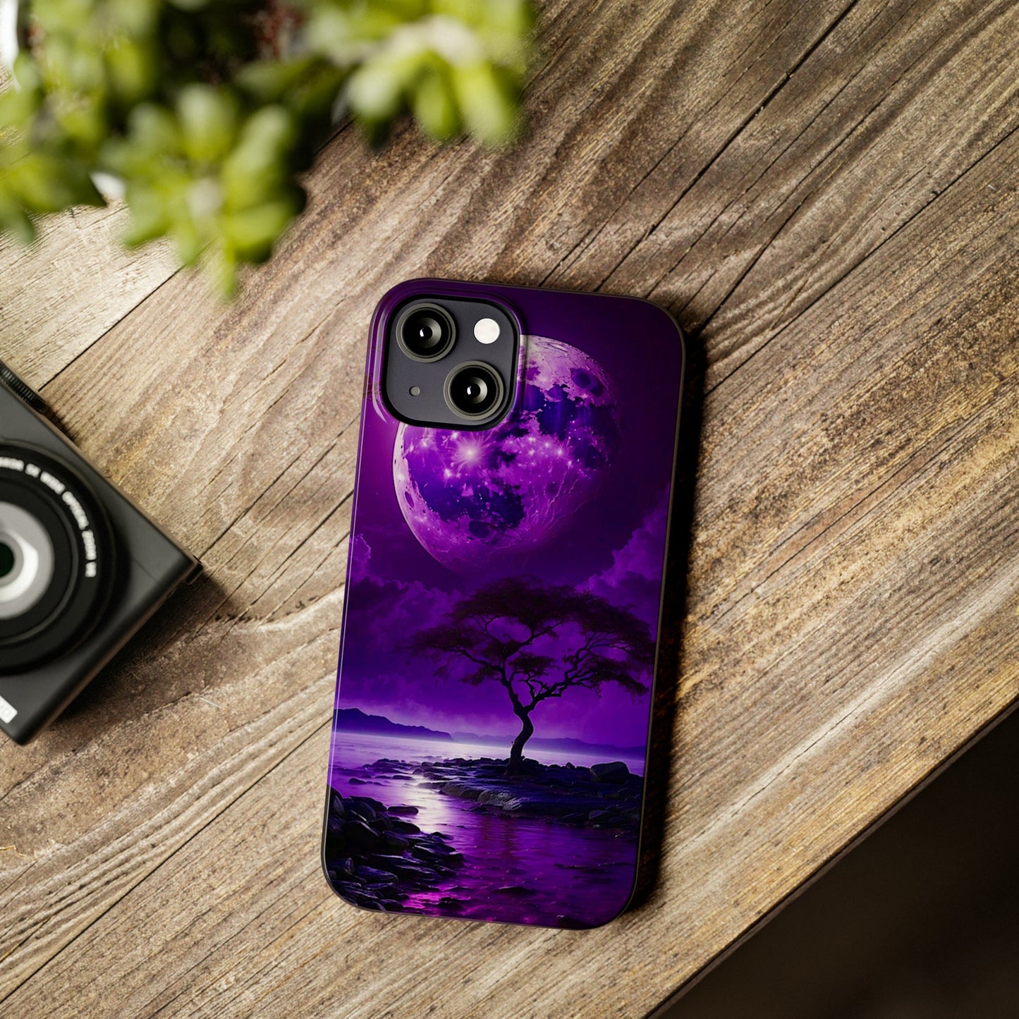 Violet Moon Slim Phone Case - Colorwink