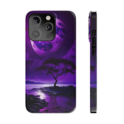 Violet Moon Slim Phone Case - Colorwink