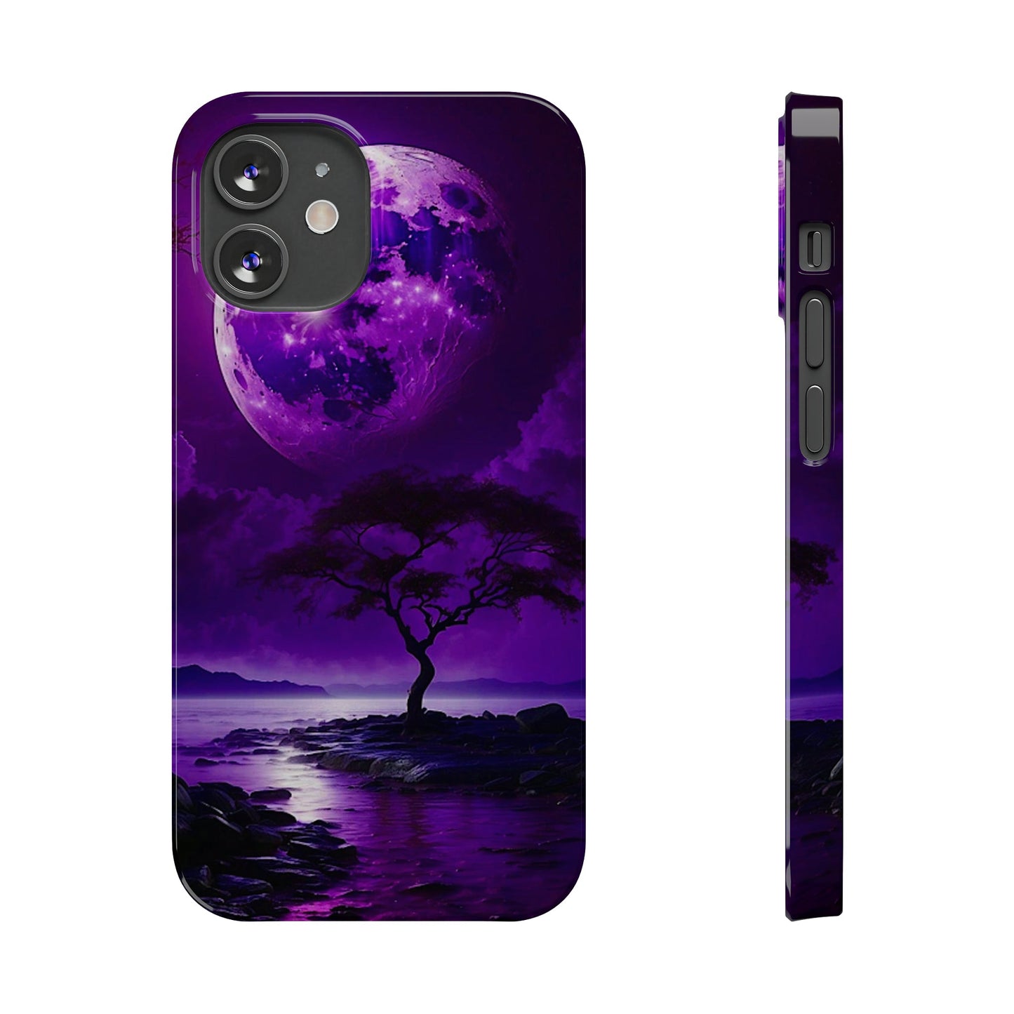 Violet Moon Slim Phone Case - Colorwink